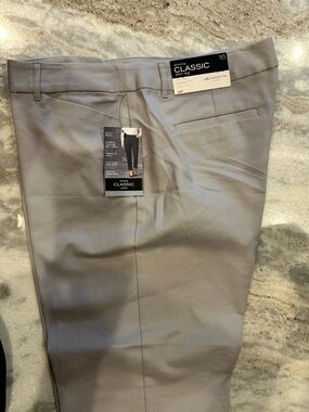 Liz Claiborne Slim Ankle Pants - Light Gray